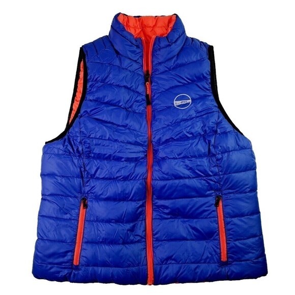 Lauren Ralph Lauren Active Women's Petite Reversible Puffer Vest Size L - Picture 1 of 6